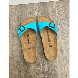Birkenstock’s Blue Strapped Sandals